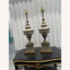 Pair Of Hollywood Regency Style Brass Stiffel Lamps -Othe Furniture Shop 1500 1500 frame 0 2481