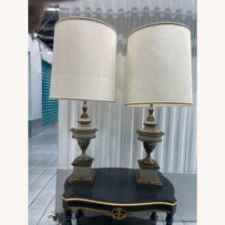 Pair Of Hollywood Regency Style Brass Stiffel Lamps -Othe Furniture Shop 1500 1500 frame 0 2487