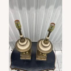 Pair Of Hollywood Regency Style Brass Stiffel Lamps -Othe Furniture Shop 1500 1500 frame 0 2490