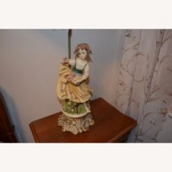 Vintage Italian Stature Lamps - Boy And Girl