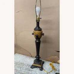 Other Cast Plaster Table Lamp Brown 37" Hg Square Shade 18 Other Cast Plaster Table Lamp Brown 37" Hg Square Shade -Othe Furniture Shop 1500 1500 frame 0 2513