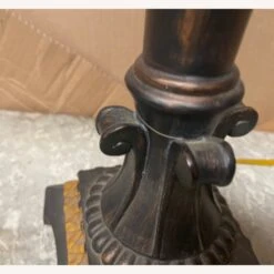 Other Cast Plaster Table Lamp Brown 37" Hg Square Shade 23 Other Cast Plaster Table Lamp Brown 37" Hg Square Shade -Othe Furniture Shop 1500 1500 frame 0 2518