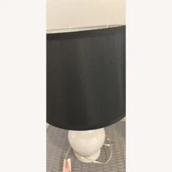 Pair Of White Lamps With Black Shades -Othe Furniture Shop 1500 1500 frame 0 2570