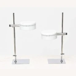 Robert Sonneman Lamp 1970s White Stainless -Othe Furniture Shop 1500 1500 frame 0 2582