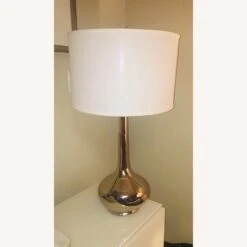 Home Goods Metal Based Lamp & Large Drum Shade -Othe Furniture Shop 1500 1500 frame 0 2606