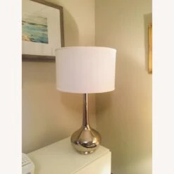 Home Goods Metal Based Lamp & Large Drum Shade -Othe Furniture Shop 1500 1500 frame 0 2607