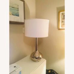 Home Goods Metal Based Lamp & Large Drum Shade -Othe Furniture Shop 1500 1500 frame 0 2610