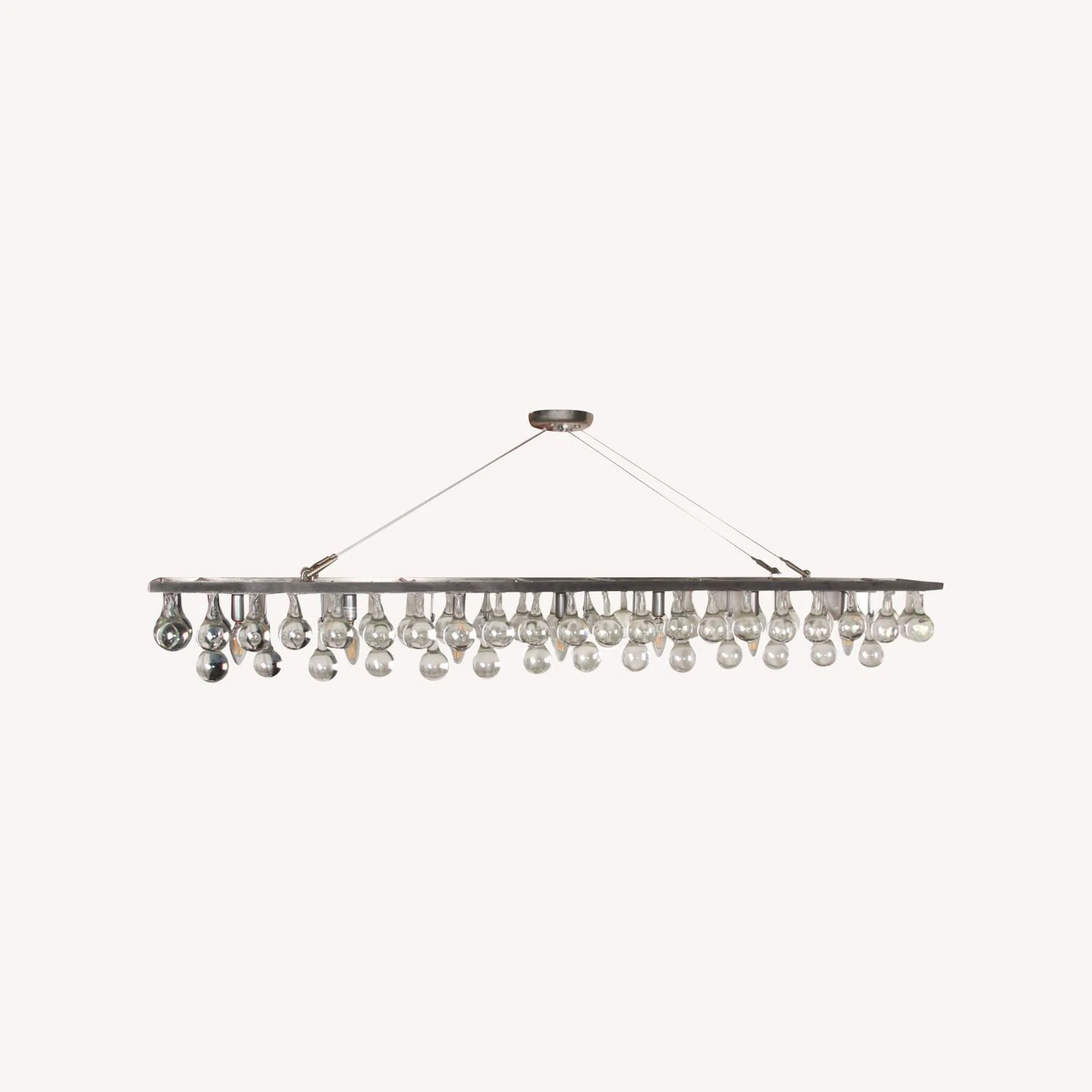 Ochre Arctic Pear Double Wave Chandelier 3 Ochre Arctic Pear Double Wave Chandelier