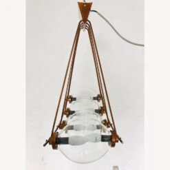 Vintage Linear Chandelier By Osvaldo Borsani