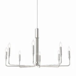 Other 8-Light Chandelier In Polished Nickel Finish -Othe Furniture Shop 1500 1500 frame 0 2792