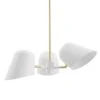 Other 3-Light Pendant Light In White&Satin Brass Canopy -Othe Furniture Shop 1500 1500 frame 0 2799