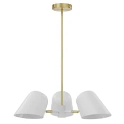 Other 3-Light Pendant Light In White&Satin Brass Canopy 21 Other 3-Light Pendant Light In White&Satin Brass Canopy -Othe Furniture Shop 1500 1500 frame 0 2807