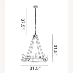 Other Chandelier In Black W/ Adjustable Steel Chain -Othe Furniture Shop 1500 1500 frame 0 2854