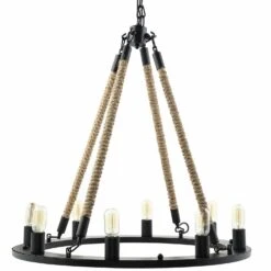 Other Chandelier In Black W/ Adjustable Steel Chain -Othe Furniture Shop 1500 1500 frame 0 2855