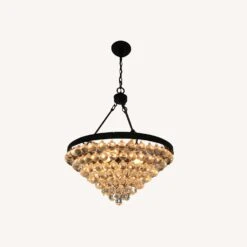 Crystorama Bronze Drop Chandelier Six Light -Othe Furniture Shop 1500 1500 frame 0 2879