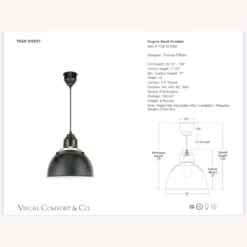 Visual Comfort Eugene Pendant Light In Bronze