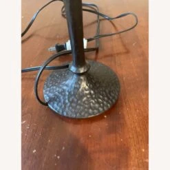 Other Hammered Metal With Teal Patterned Shade