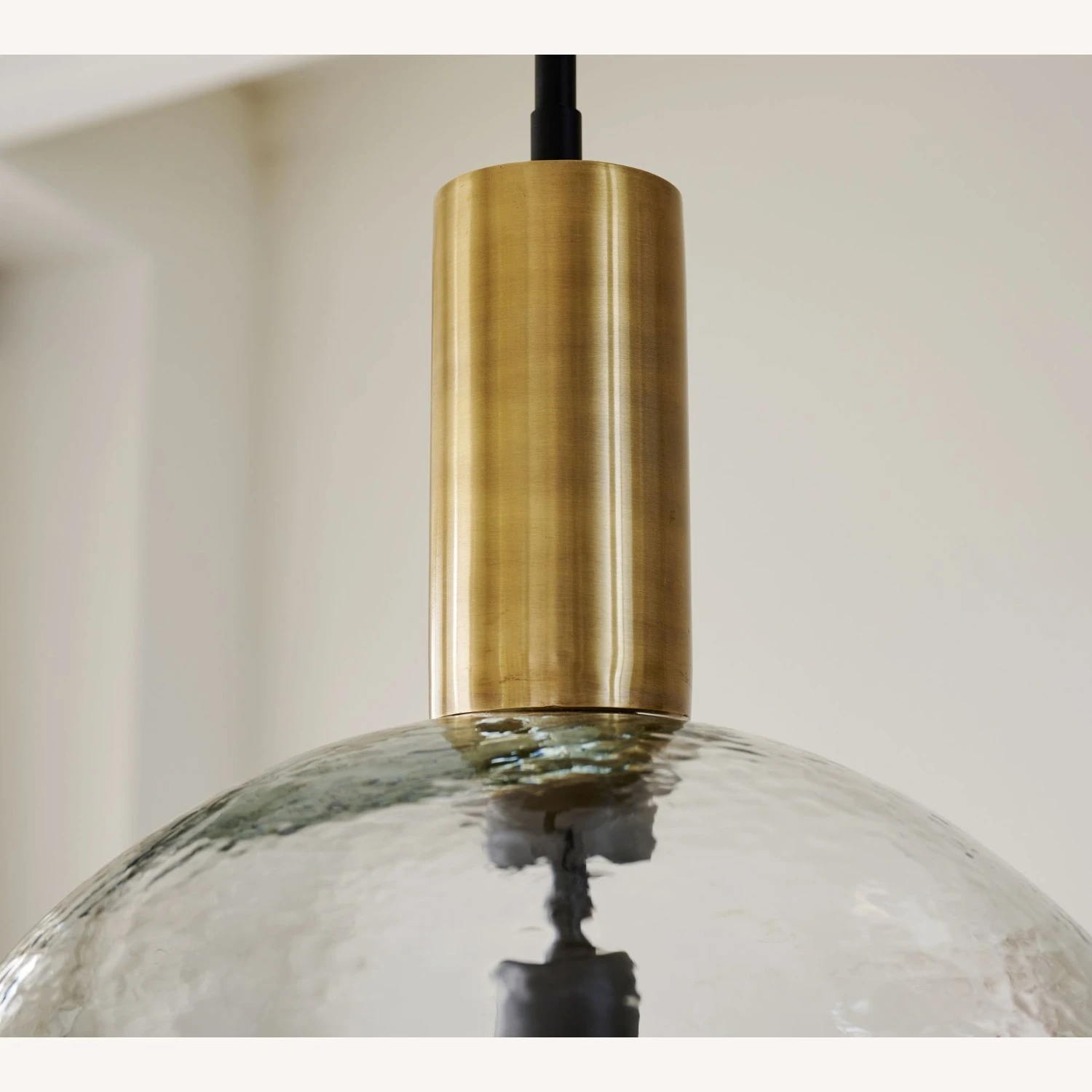 Pottery Barn Reese Glass Globe Pendant 3 Pottery Barn Reese Glass Globe Pendant