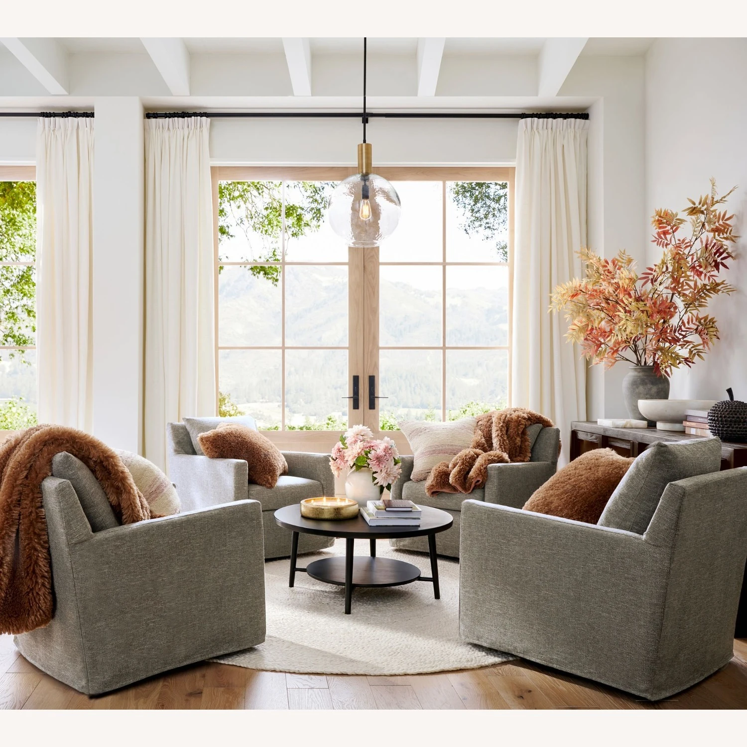 Pottery Barn Reese Glass Globe Pendant 5 Pottery Barn Reese Glass Globe Pendant - Image 3