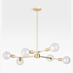 Rejuvenation Salem 36" Bare-Bulb Chandelier 24" Height -Othe Furniture Shop 1500 1500 frame 0 3062