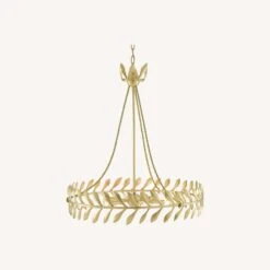 Currey And Company- Laurus Chandelier Satin Brass -Othe Furniture Shop 1500 1500 frame 0 3187