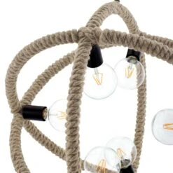 Other Pendant Chandelier In Orb-Shaped Rope Finish -Othe Furniture Shop 1500 1500 frame 0 3194