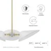 Other Minimalist 3-Light Pendant Light In White Shade -Othe Furniture Shop 1500 1500 frame 0 3195