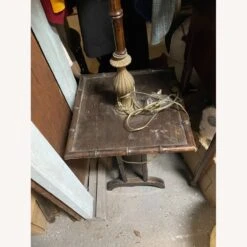 Other Antique Table With Lamp