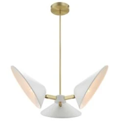 Other Minimalist 3-Light Pendant Light In White Shade -Othe Furniture Shop 1500 1500 frame 0 3200