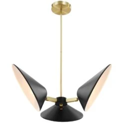 Other Minimalist 3-Light Pendant Light In Black Shade -Othe Furniture Shop 1500 1500 frame 0 3209