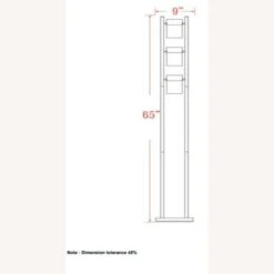 Other Floor Lamp In Brushed Silver Finish W/ 3 Lamps