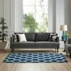 Other 5x8 Area Rug In Moroccan Blue &Ivory Chain Pattern -Othe Furniture Shop 1500 1500 frame 0 3235
