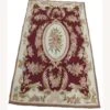 Handmade Vintage French Aubusson Rug