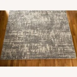 Grey And White Rug