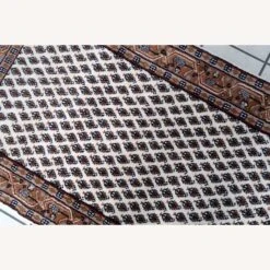 Handmade Vintage Indian Seraband Rug