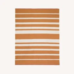 West Elm Gradiated Stripe Tangerine Rug 8 X 10 -Othe Furniture Shop 1500 1500 frame 0 3424