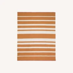 West Elm Gradiated Stripe Tangerine Rug 8 X 10 -Othe Furniture Shop 1500 1500 frame 0 3425