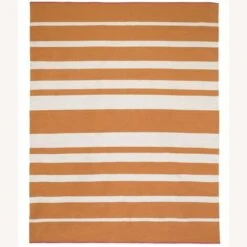 West Elm Gradiated Stripe Tangerine Rug 8 X 10 -Othe Furniture Shop 1500 1500 frame 0 3426