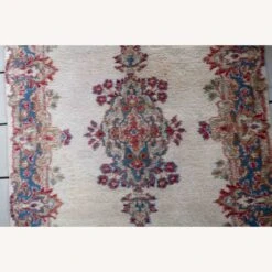 Handmade Vintage Persian Kerman Rug