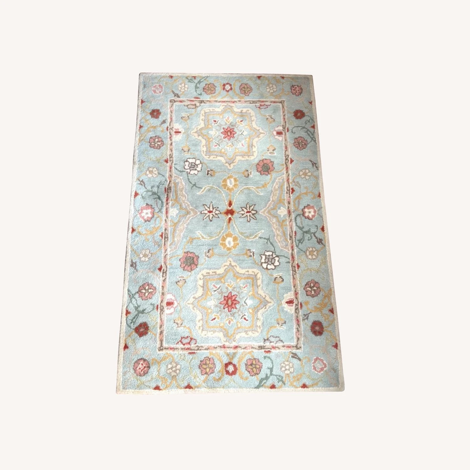 Pottery Barn Hand Tufted Wool Rug 4 Pottery Barn Hand Tufted Wool Rug - Image 2