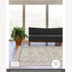 Leelu Black & White Rug -Othe Furniture Shop 1500 1500 frame 0 3516