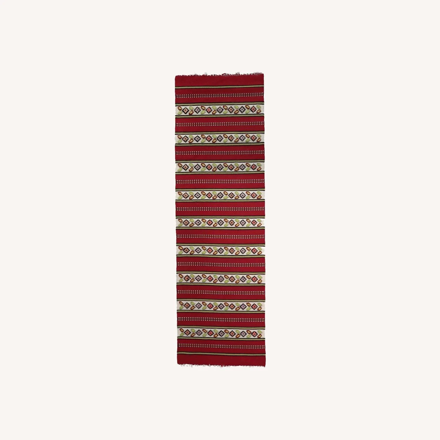 Handmade Vintage Persian Ardabil Runner 8 Handmade Vintage Persian Ardabil Runner - Image 6