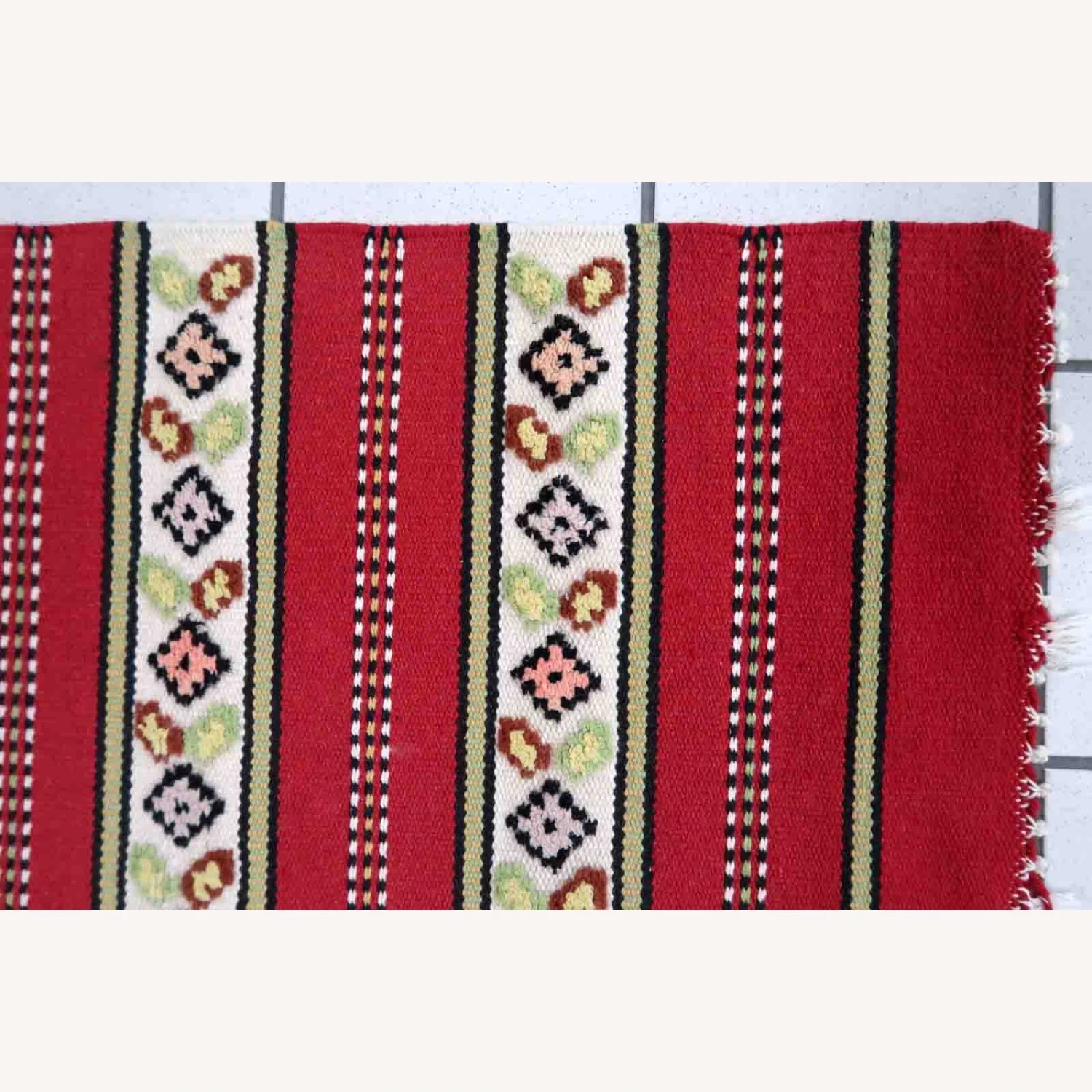 Handmade Vintage Persian Ardabil Runner 10 Handmade Vintage Persian Ardabil Runner - Image 8