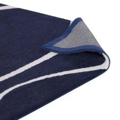 Other 8x10 Area Rug In Navy & Ivory Polyester Microfiber -Othe Furniture Shop 1500 1500 frame 0 3539