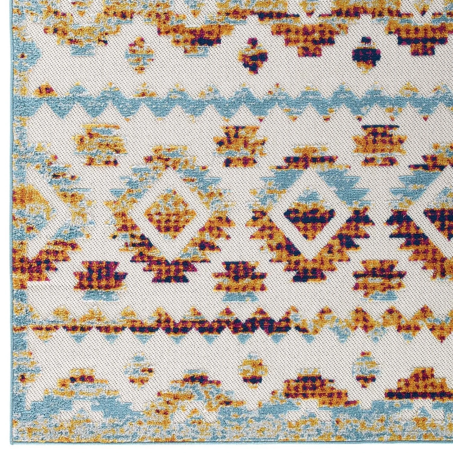 Other 8x10 Area Rug InMulticolor Diamond Chevron Pattern 3 Other 8x10 Area Rug InMulticolor Diamond Chevron Pattern