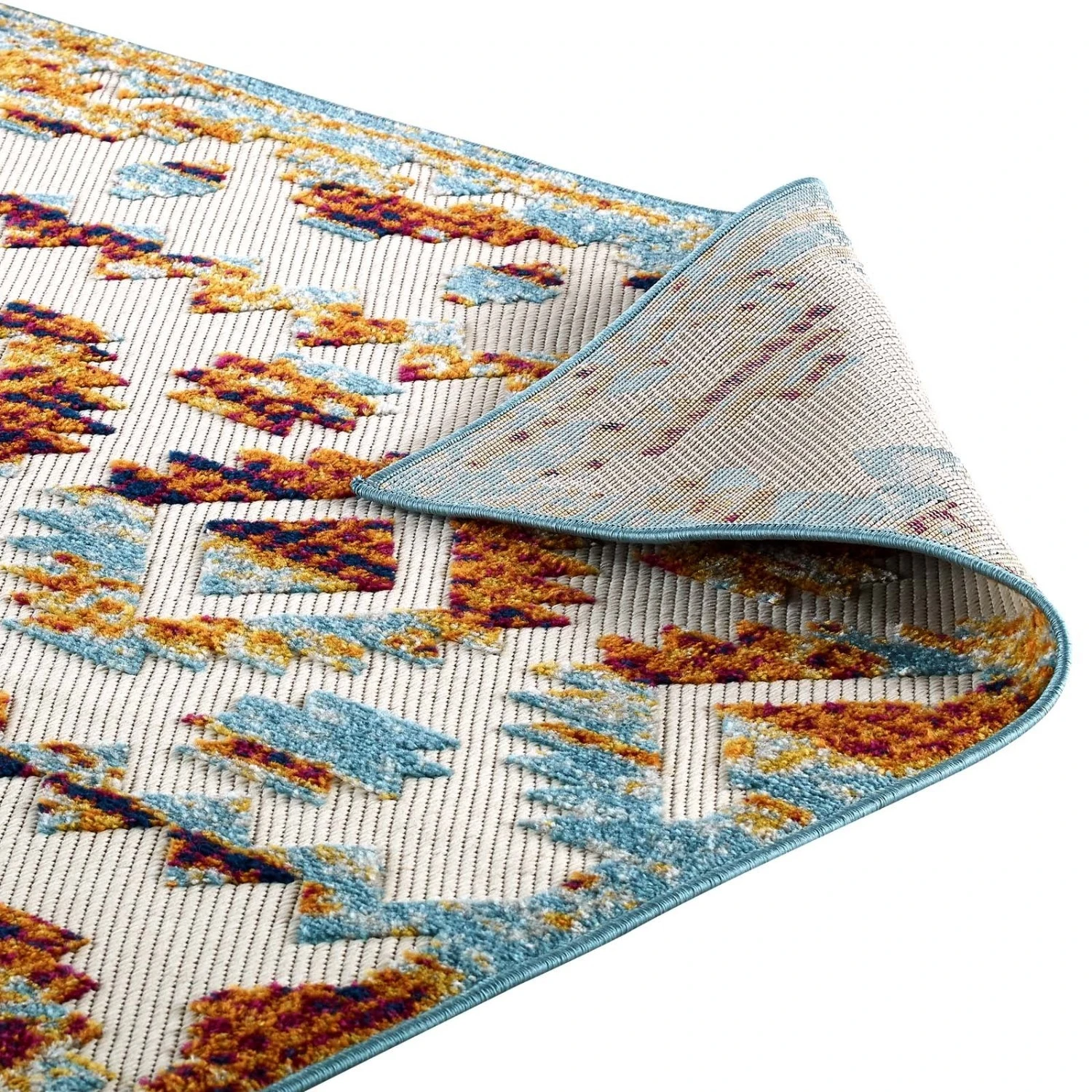 Other 8x10 Area Rug InMulticolor Diamond Chevron Pattern 9 Other 8x10 Area Rug InMulticolor Diamond Chevron Pattern - Image 7