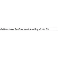 Arshs Fine Rugs Gabbeh Jesse Tan/Rust Wool Area Rug -Othe Furniture Shop 1500 1500 frame 0 3582