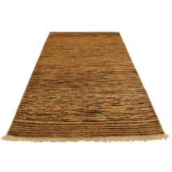 Arshs Fine Rugs Gabbeh Jesse Tan/Rust Wool Area Rug -Othe Furniture Shop 1500 1500 frame 0 3586