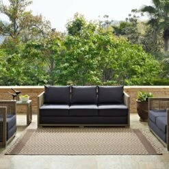 Other 8x10 Area Rug In Light & Dark Beige Chevron -Othe Furniture Shop 1500 1500 frame 0 3606