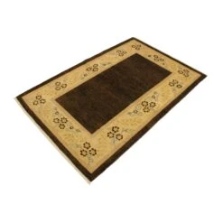 Arshs Fine Rugs Gabbeh Ashleigh Brown/Tan Wool Area Rug -Othe Furniture Shop 1500 1500 frame 0 3624